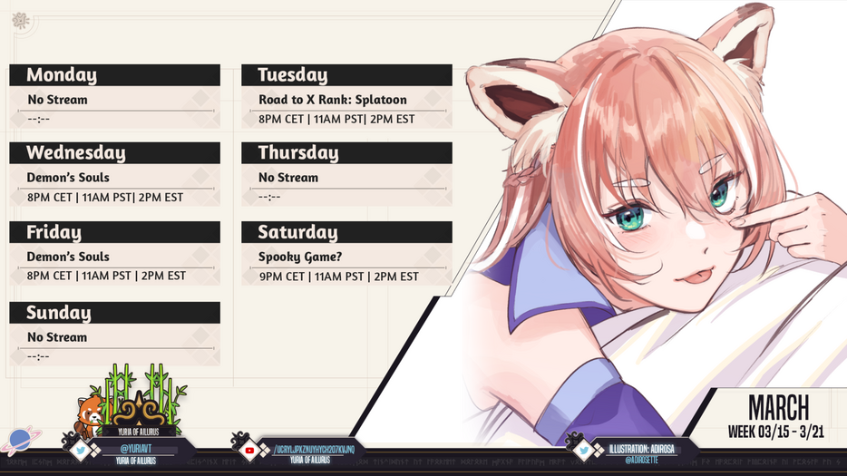 Virtuality Project - Schedule Art Design Samples